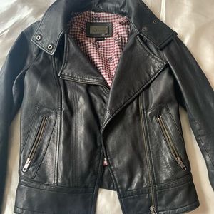 Mackage leather coat exclusively to Aritzia